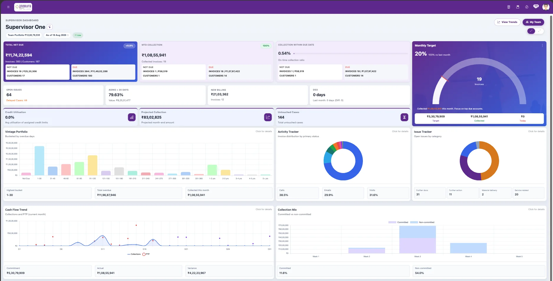 Inebura Analytics Dashboard
